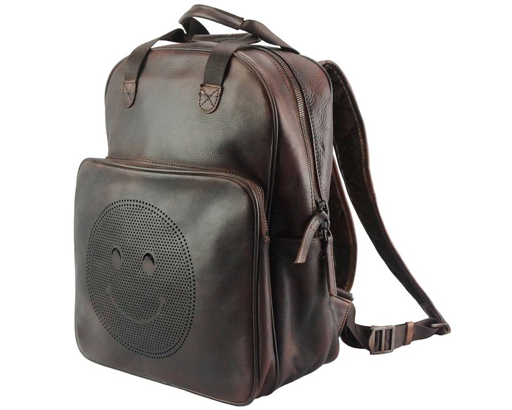 The Roberto - Men's Italian Leather Backpack – Crafted Elegance (Copy)