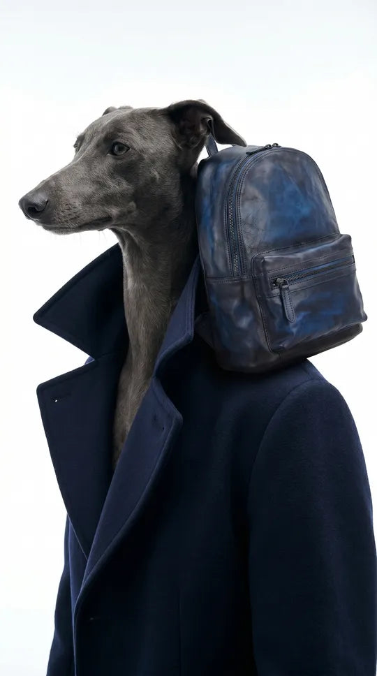 The Roberto - Men's Italian Leather Backpack – Crafted Elegance