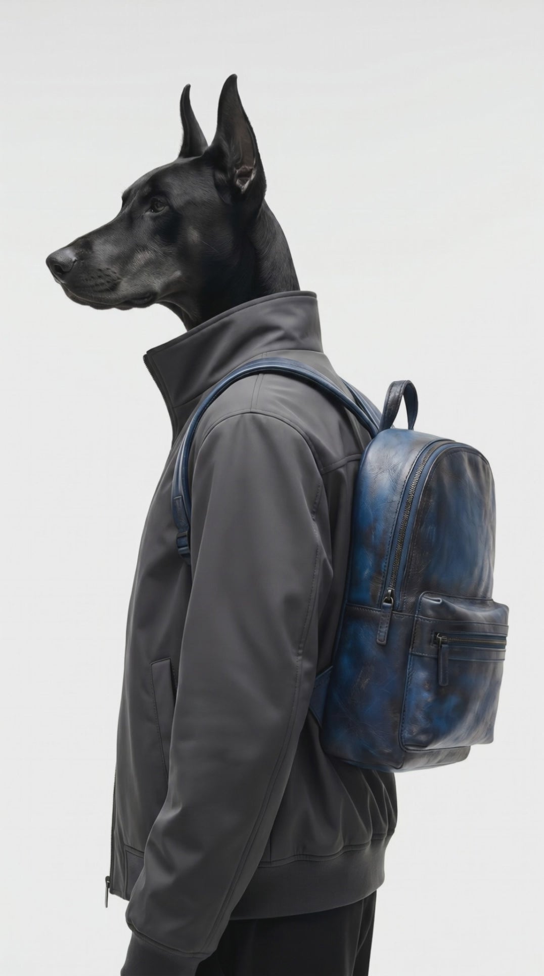 The Roberto - Men's Italian Leather Backpack – Crafted Elegance